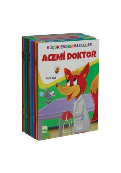 Küçük Evden Masallar Serisi-10 Kitap Tak - Selin Işıkseli -  Yusuf Asal - Ema Çocuk