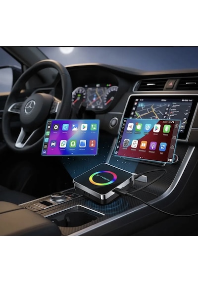 Kablosuz Carplay & Android Auto Adaptörü Wireless Bağlantı, Tak Çalıştır,multimedya Dönüştürücü Diğer