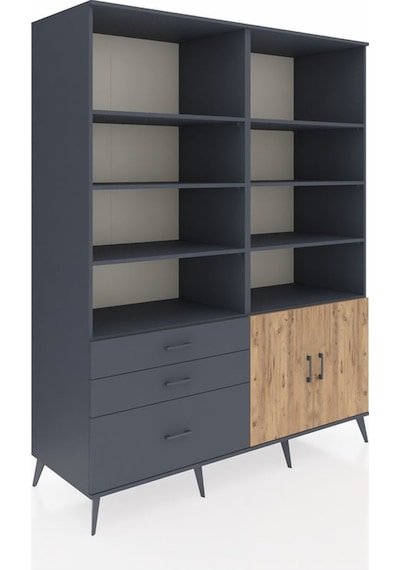 Kronos Gardrop 9 Raflı 3 Çekmeceli 2 Kapaklı 176x59x221 Antrasit-çam/antrasit Çam/antrasit Kronos Gardrop 9 Raflı 3 Çekmeceli 2 Kapaklı 176x59x221 Antrasit-çam/antrasit Çam/antrasit