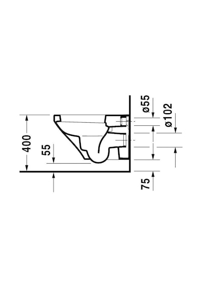 Duravit Klozet Özel Kutulu Durastyle Asma  Kapak Dahil 45363900A1