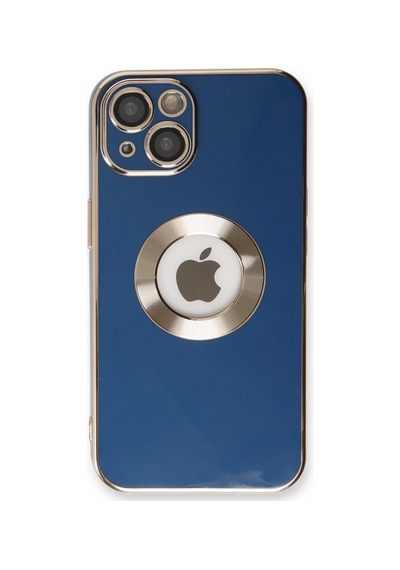 iPhone Uyumlu 14 Plus Kılıf Store Silikon - Mavi Çok Renkli