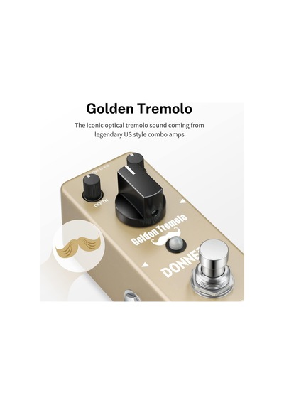 Donner Golden Tremolo Analog Efekt Pedalı