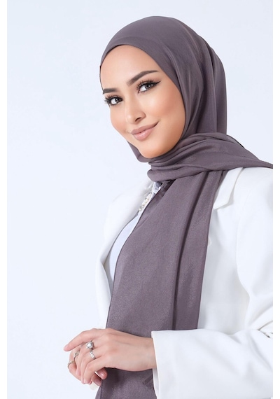 Harem Scarf Brisa Vual Şal - Koyu Füme - Koyu Füme