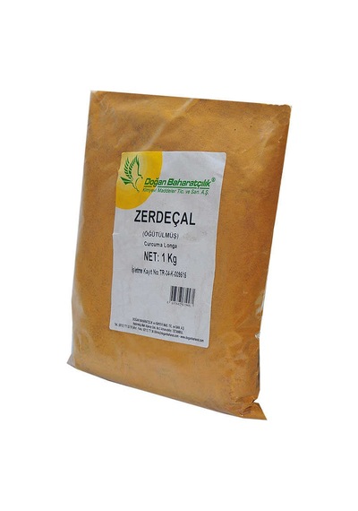 Zerdeçal Kökü Doğal Öğütülmüş 1000 Gr Paket