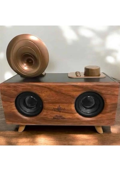 Çalar Radyo Müzik Kutusu Nostaljik Hoparlör Speaker 07228008