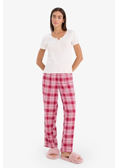 Defacto Regular Fıt Flanel Alt G1723ax26spbr205 Bordo-br205
