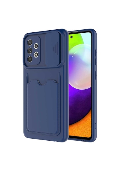 Galaxy A52 Kılıf Zore Kartix Kartlık Bölmeli Kılıf