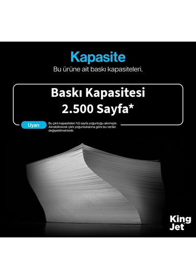 Kingjet Samsung Uyumlu Mlt-d105l Yüksek Kapasiteli Tekli Çipli Uyumlu Toner Scx-4625