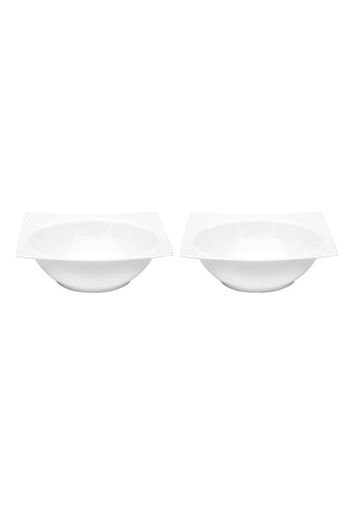 04a+p015856 Zen Çorba Kasesi, Porselen 2li Paket Çok Renkli