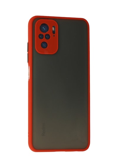 Redmi Note 10 Kılıf Montreal Silikon Kapak - Kırmızı Düz Renkli