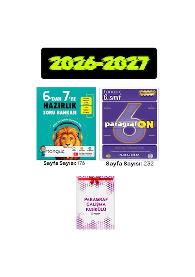 Tonguç 7. Sınıf 6 Dan 7 Ye Hazırlık Yaz Tatili Kitabı Paragrafon