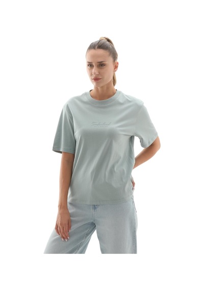 B0a424beym1-r Timberland Lush Comfort Short-sleeve Tee Kadın T-shirt Açık Mavi B0a424beym1-r Açik Mavi