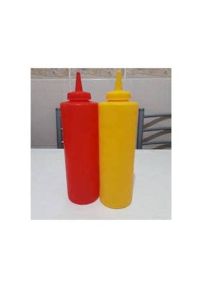2 Li Ketçap Mayonez Sos Şişesi 250 Ml No Color