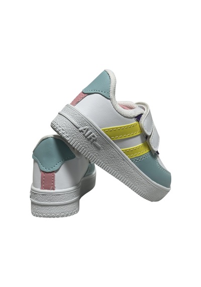 Papucumun Dünyası Günlük Bebek Çocuk Sneaker Cırt Cırt Bantlı Spor Ayakkabı Yürüyüş Ayakkabısı Beyaz - Pembe Papucumun Dünyası Günlük Bebek Çocuk Sneaker Cırt Cırt Bantlı Spor Ayakkabı Yürüyüş Ayakkabısı Beyaz - Pembe