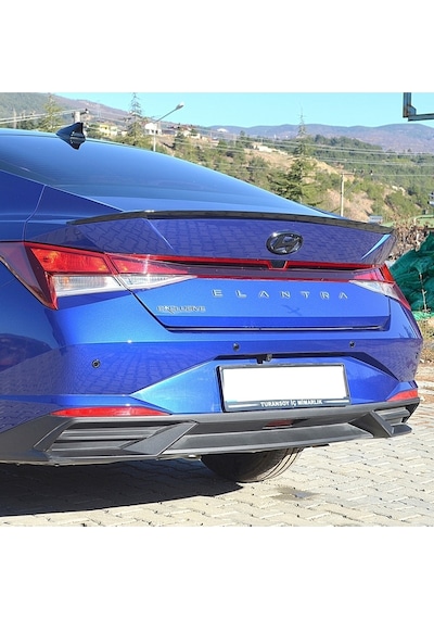 Hyundai Elantra 2021-2022 Cn7 Bagaj Üstü Spoiler Piano Black Boyalı  Ürün