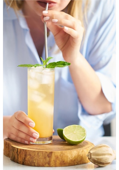 Lav Ada Cam Meşrubat Bardağı 6'lı 315 ml (Kokteyl/Limonata/Vodka Bardağı )