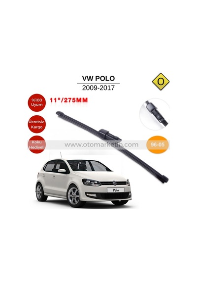Vw Polo Arka Silecek 2009-2017 Mtm96-05