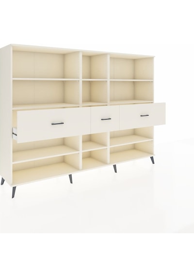Hyperion Dolap 9 Raflı 3 Çekmeceli 220x44x163 Aytaşı-aytaşı Aytaşı-aytaşı