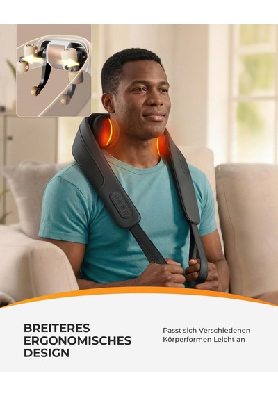 Uzaktan Kumandalı Ve Isıtmalı Coococo Kablosuz Boyun Masaj Cihazı, Eller Serbest Shiatsu Omuz Masajı, Boyun Sırt Omuz İçin Şarj Edilebilir Sırt Masajı, Ofis Seyahati, Hediyeler Uzaktan Kumandalı Ve Isıtmalı Coococo Kablosuz Boyun Masaj Cihazı, Eller Serbest Shiatsu Omuz Masajı, Boyun Sırt Omuz İçin Şarj Edilebilir Sırt Masajı, Ofis Seyahati, Hediyeler