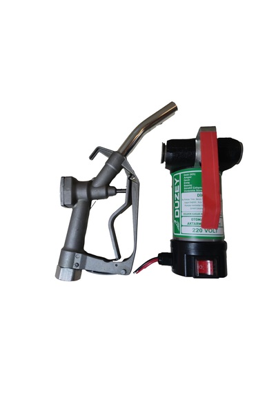 220 Volt Mazot Aktarma Pompası & Akaryakıt Tabancası Seti