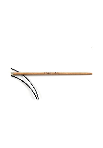 Knitpro Basix Beech Fixed C.n 100cm 2.75mm 35614