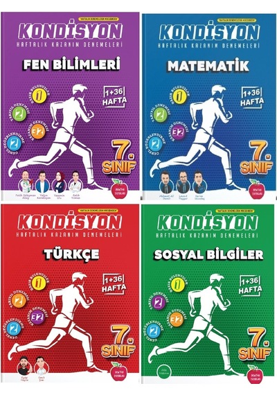 Newton 7.sınıf Yeni 4'lü Kondisyon Deneme Seti