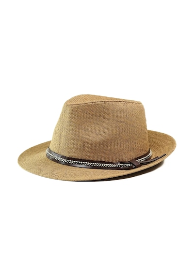 Twingold İsme Özel Hasır Fötr Şapka - Ab01006 - Camel Camel
