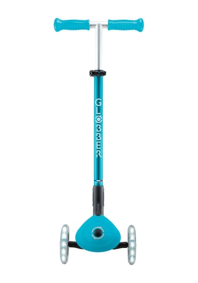 Globber Elite Deluxe Işıklı Scooter - Mavi