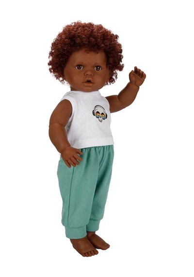 1060091 Dada Kıvırcık Saçlı Bebek 60 Cm -sunman - Izbp-892855 1 Adet