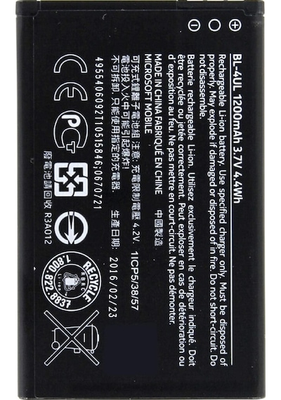 Nokia Asha 225 (Bl-4ul) Batarya Pil 1200 mAh
