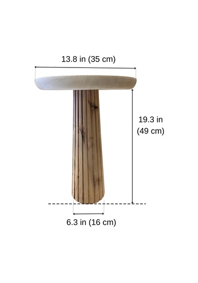 Ihlamur Ahşap Mantar Yan Sehpa Minimalist Doğal Dekor Yan Masa 35 Cm X 49 Cm Çok Renkli Ihlamur Ahşap Mantar Yan Sehpa Minimalist Doğal Dekor Yan Masa 35 Cm X 49 Cm Çok Renkli