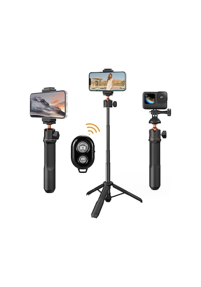 K&f Concept 60cm Selfie Çubuğu & Tripod Aksiyon Kameralar Ve Cep Telefonları İle Uyumlu