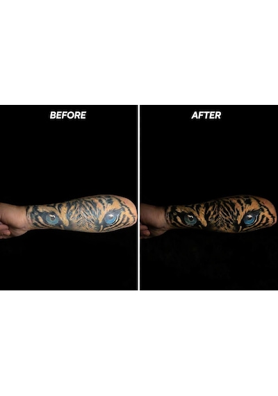Dövme Sanatçı Polarize Kafa Lambası Ve Gözlük Seti Profesyonel Tattoo Aydınlatma Sistemi