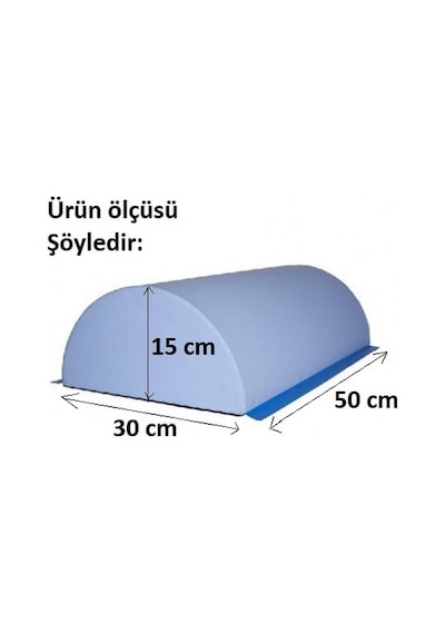 Pozisyonlama Yastığı Yarım Silindir Yükseklik 15Cm Uzunluk 50Cm Çok Renkli