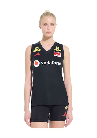 Adidas Türkiye Milli Takım Kadın Siyah Voleybol Forma Km7476