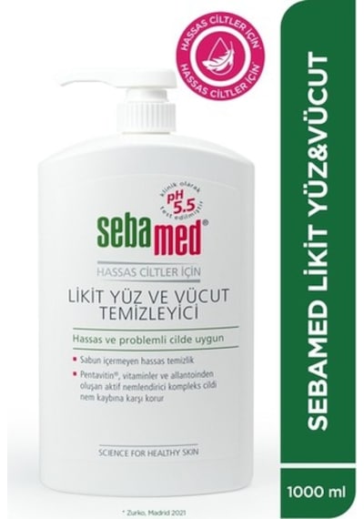 Sebamed Likit Yüz Ve Vücut 1000 Ml