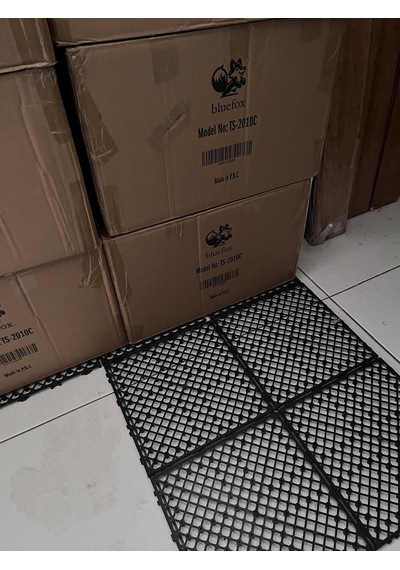 30x30cm Plastik Izgara Kenarından Geçmeli - Çok Amaçlı Kilitli Plastik Zemin Izgarası - Nemden Koruma Izgarası - Diğer