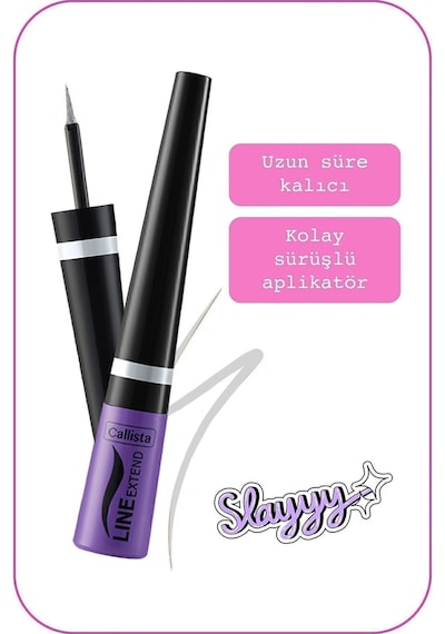 Callista Line Extend Dipliner Uzun Süre Kalıcı - 08 Pretty Foil - Gri