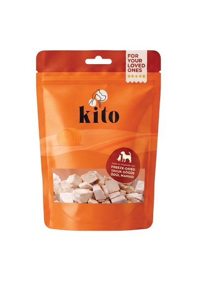 Kito Freeze Dried Tavuk Göğüs Yetişkin Köpek Ödül Maması 30 G