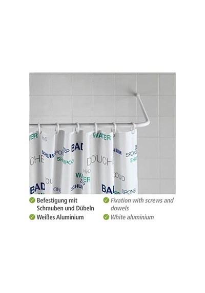 Evrensel Açı Çubuğu Beyaz Çeşitli Uzunluklar, Ø 2 Cm Beyaz 6998