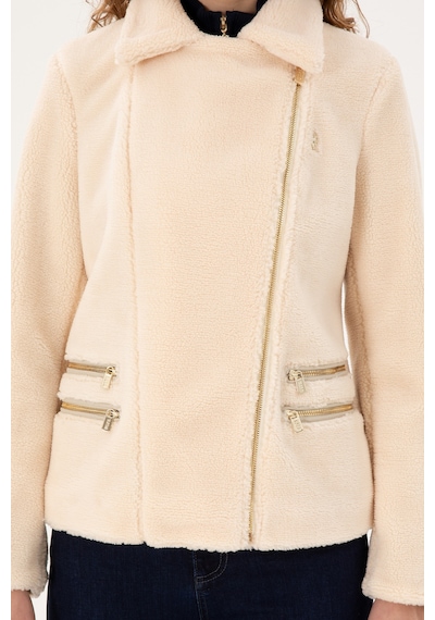 U.s. Polo Assn. Kadın Ekru Deri Mont-kaban 50297227-vr019 Ecru