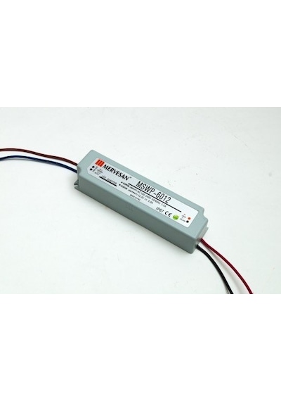 Mervesan-60 Watt 12v 5 Amper Led Adaptörü Ip67 Mtwp-60-12