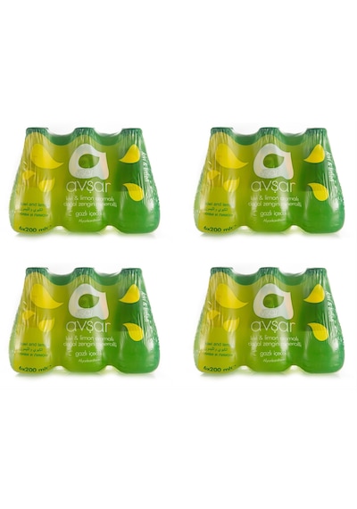 Avşar Kivi Limon Aromalı Maden Suyu 200 Ml X 24 Adet