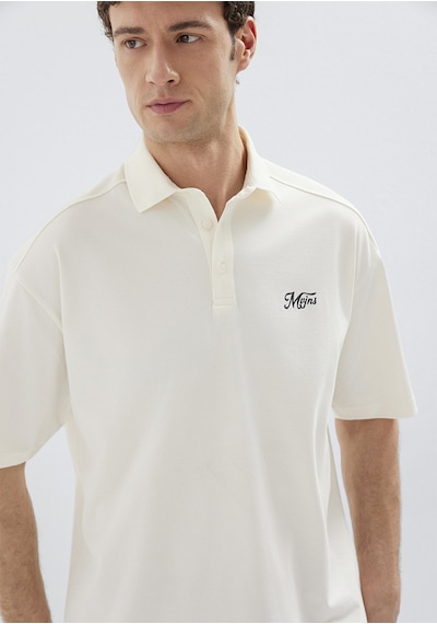 Mavi - Mvjns Baskılı Ekru Polo Tişört 0613666-70057