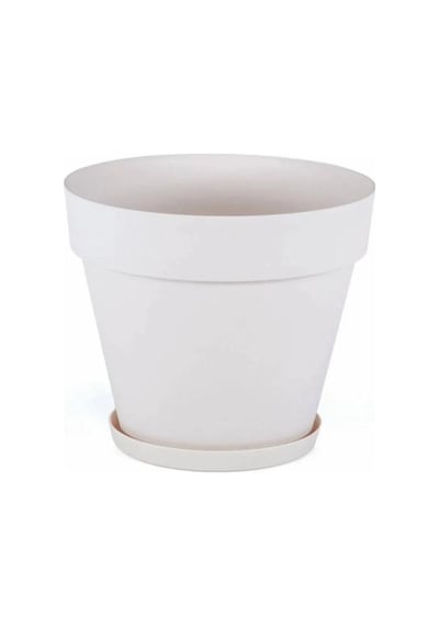 Rüzgar Yapay Çiçekçilik Serinova Yalı Saksı Ys05 10 Litre Kirli Beyaz