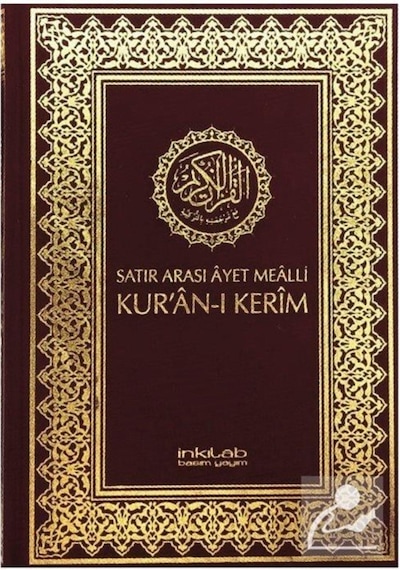 Satır Arası Ayet Mealli Kur'an-ı Kerim (Ciltli Şamua) 9786054194087