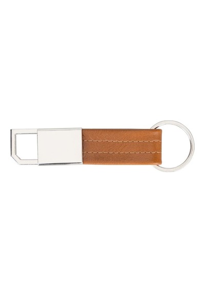 Deri Anahtarlık Bkr16 Rst2 Taba Altın