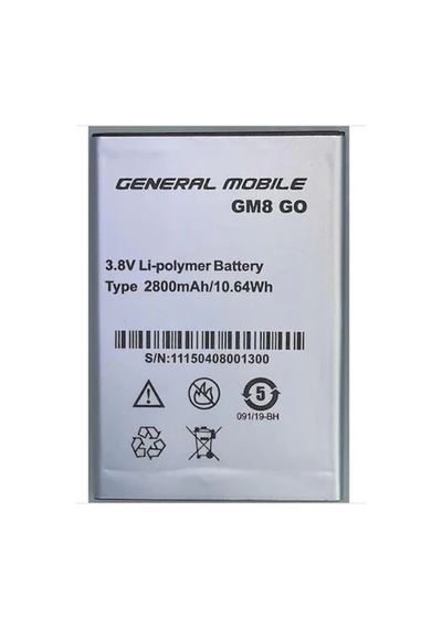 Senalstore General Mobile Gm8 Go Uyumlu Pil Batarya
