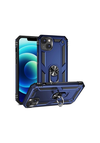 Zeyline Apple Uyumlu iPhone 14 Plus Zore Vega Kapak-mavi