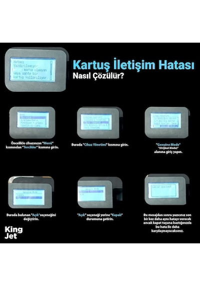 Kingjet Canon Uyumlu Mf553 Standart Kapasiteli 20'li Paket Uyumlu Toner Çipli Crg-056